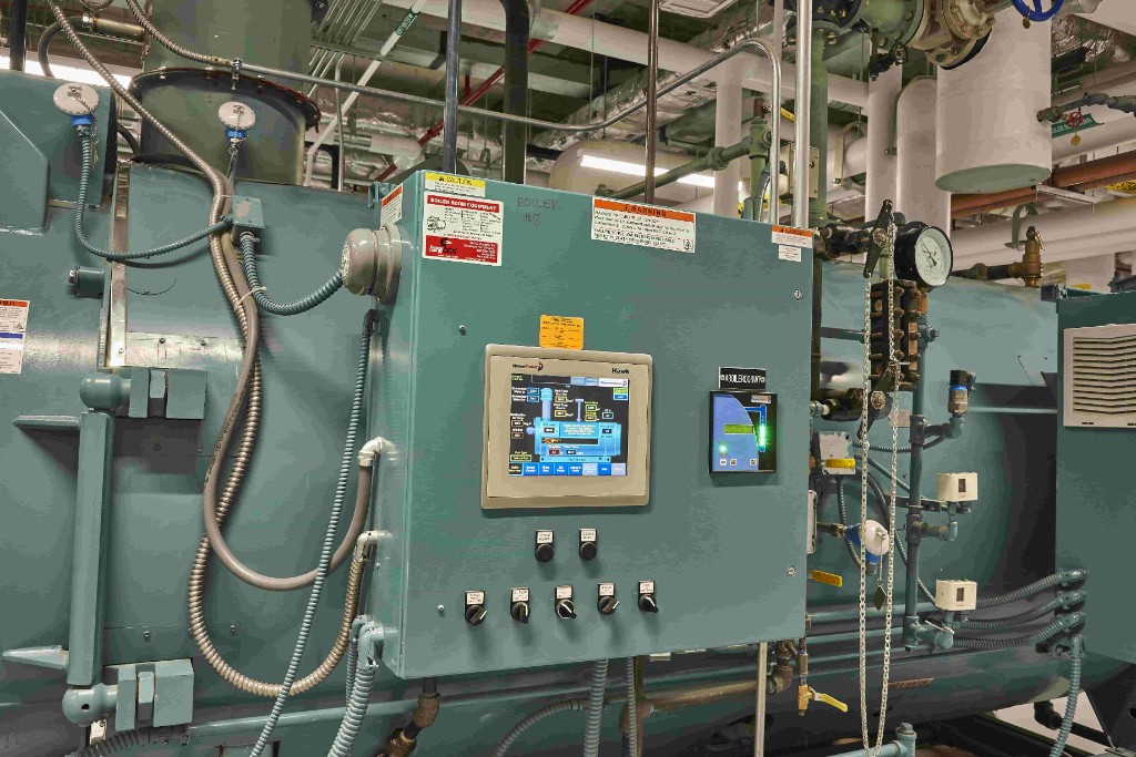 Boiler control dashboard
