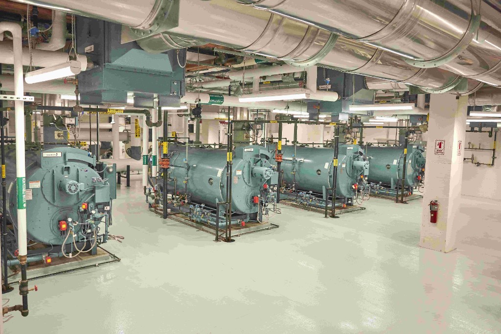 Boiler plant installation